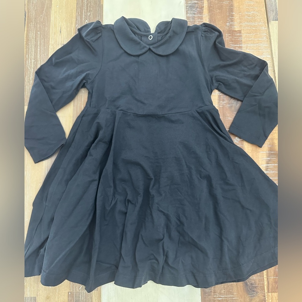 Black Holley + Sage black twirl dress 4T